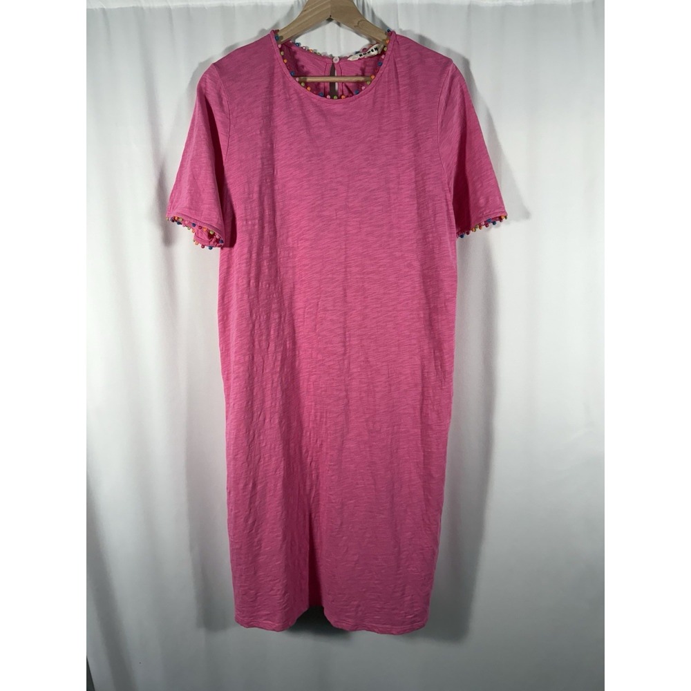 Boden Pink Short Sleeve Shift Dress